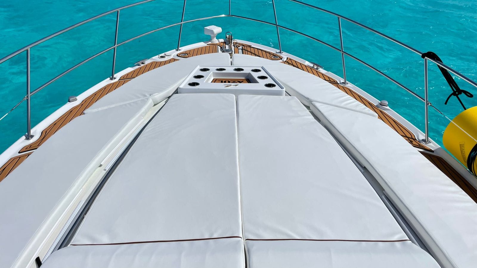 Water equipment aboard Azul yacht